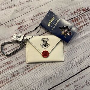 Vera Bradley Cream Card Holder with Text Harry Potter Themed